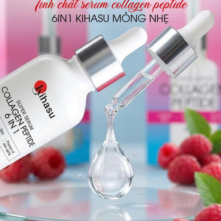 Serum Collagen Peptide Nhật 6in1 Kihasu: “Cú hích” hỗ trợ làm chậm lão hóa, đánh thức làn da sáng mịn