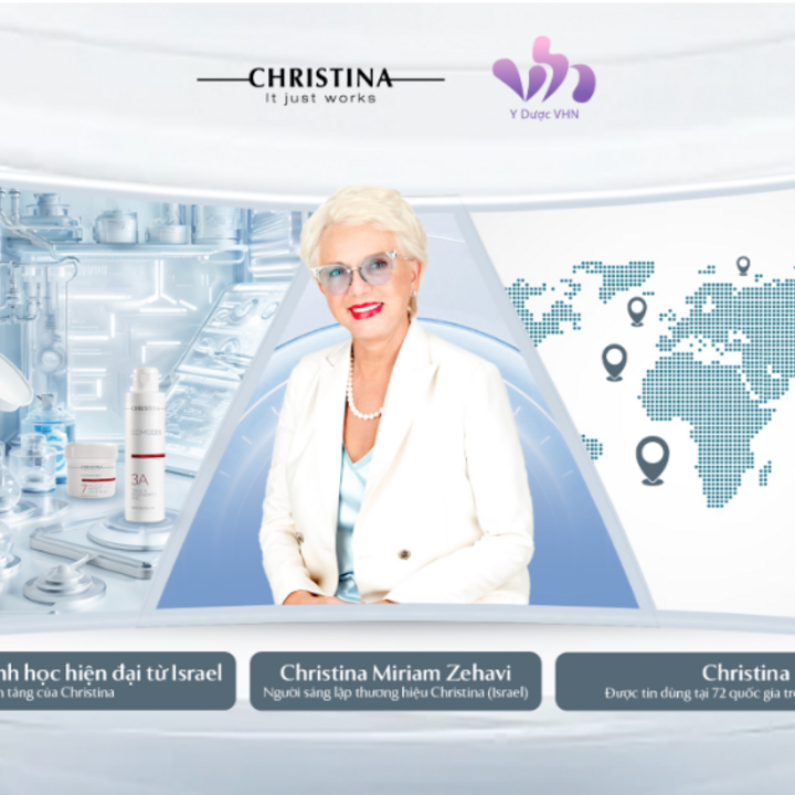 Khám phá dược mỹ phẩm Christina: Giải pháp chăm sóc da trị liệu đến từ Israel, phân phối độc quyền bởi Y Dược VHN