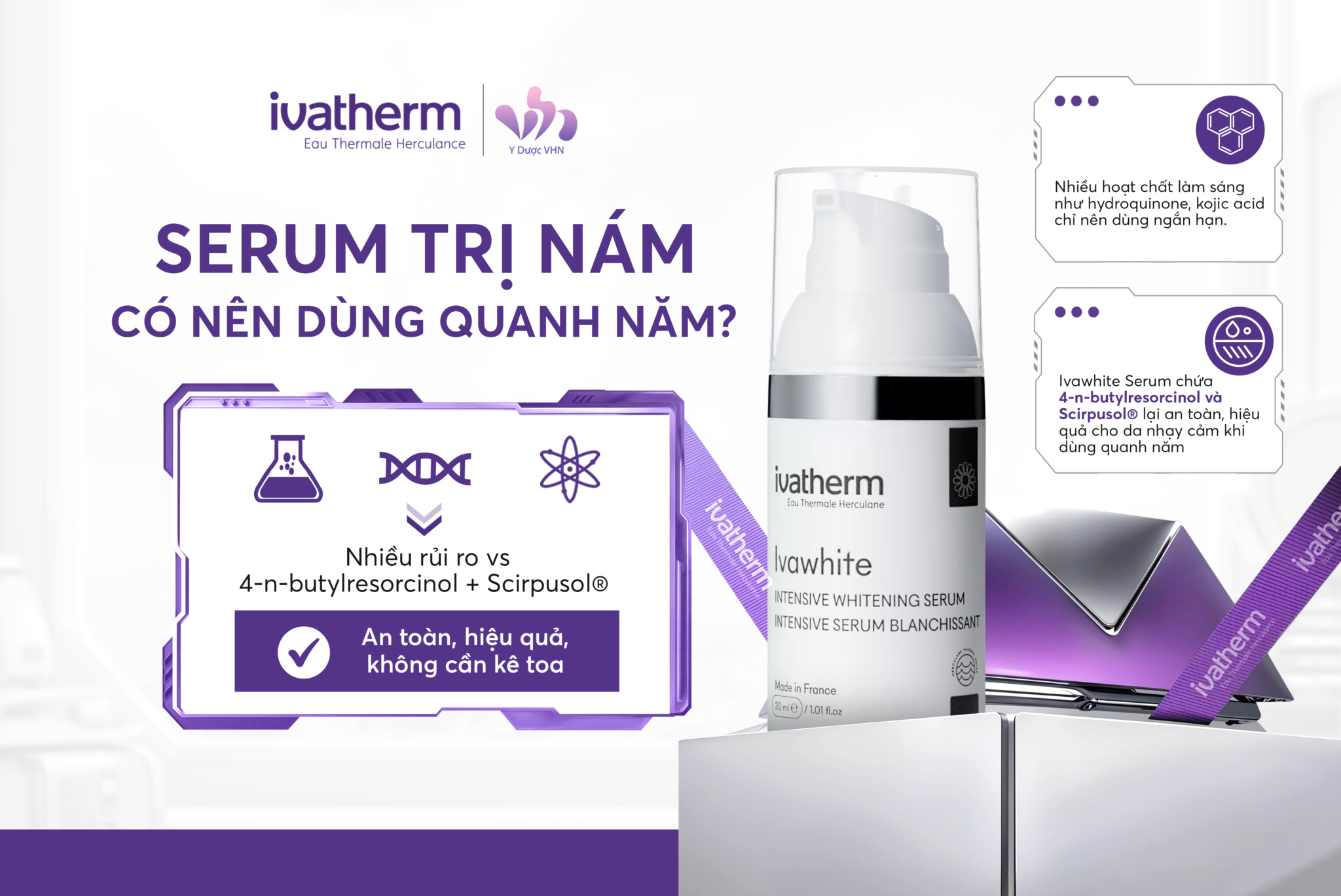 Serum trị nám – Có nên dùng quanh năm?